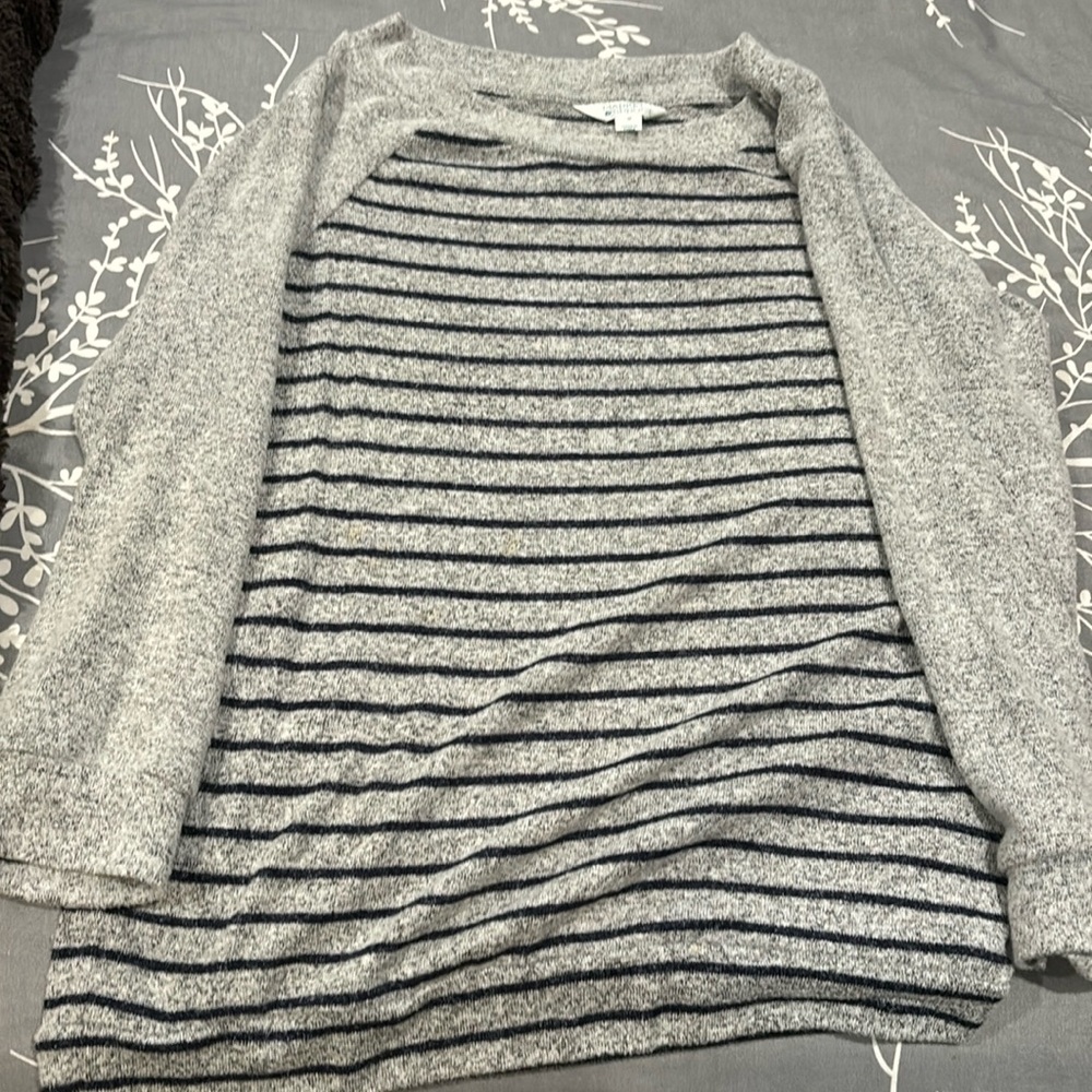 Market spruce wide collar super soft sweater